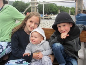 We took a boat ride on Lake Coniston too . . again, just dodging the rain drops. (this was before the heat wave arrived)